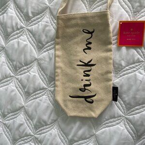 Kate Spade Canvas Wine Tote NWT